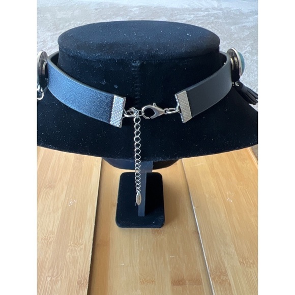 Boho Turquoise Statement Choker - Picture 3 of 3